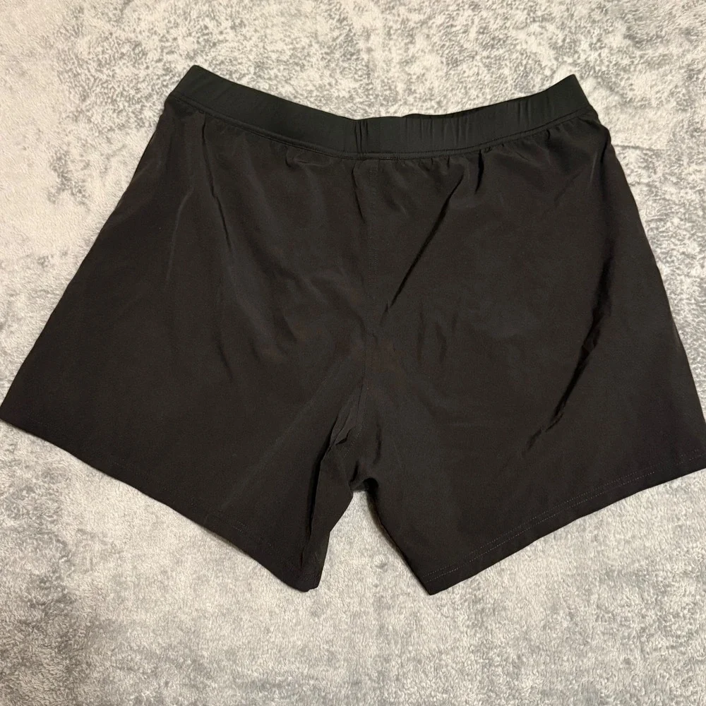 Tachhuntfish Men's Black THF Athletic Gym‎ Training Shorts 3XL